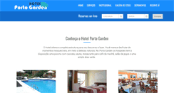 Desktop Screenshot of hotelportogarden.com.br
